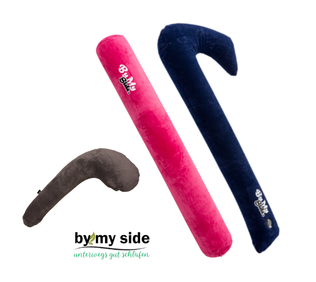By My Side — aufblasbare Kissen-Kollektion: Long Pillow, Seven Shape und Travel Pillow